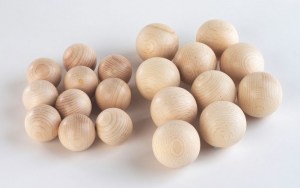 Esferas de madera